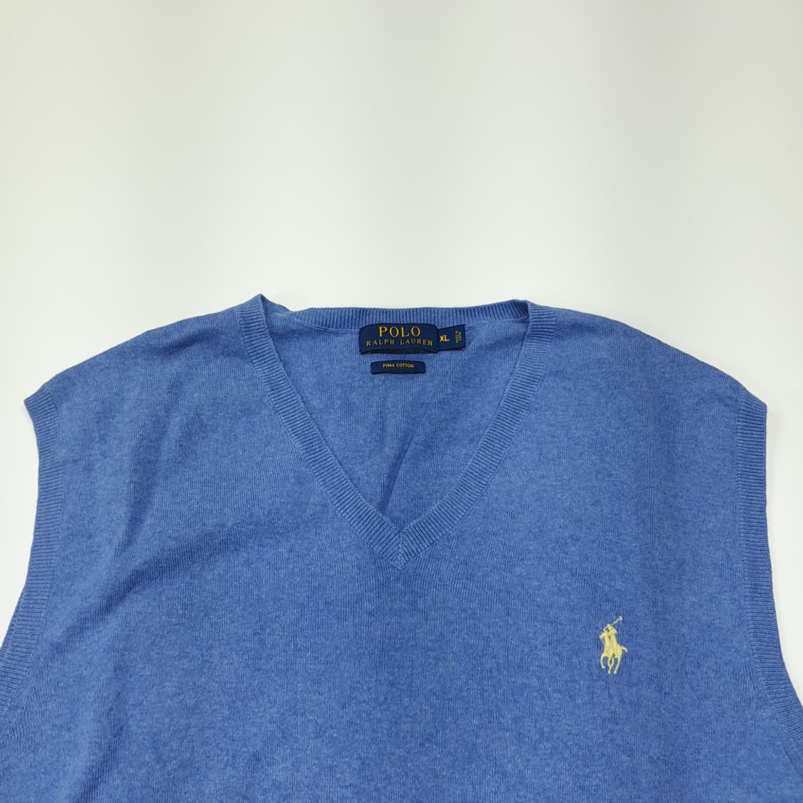 CL152 XL 폴로 랄프 로렌 피마코튼 니트 베스트 상품이미지2