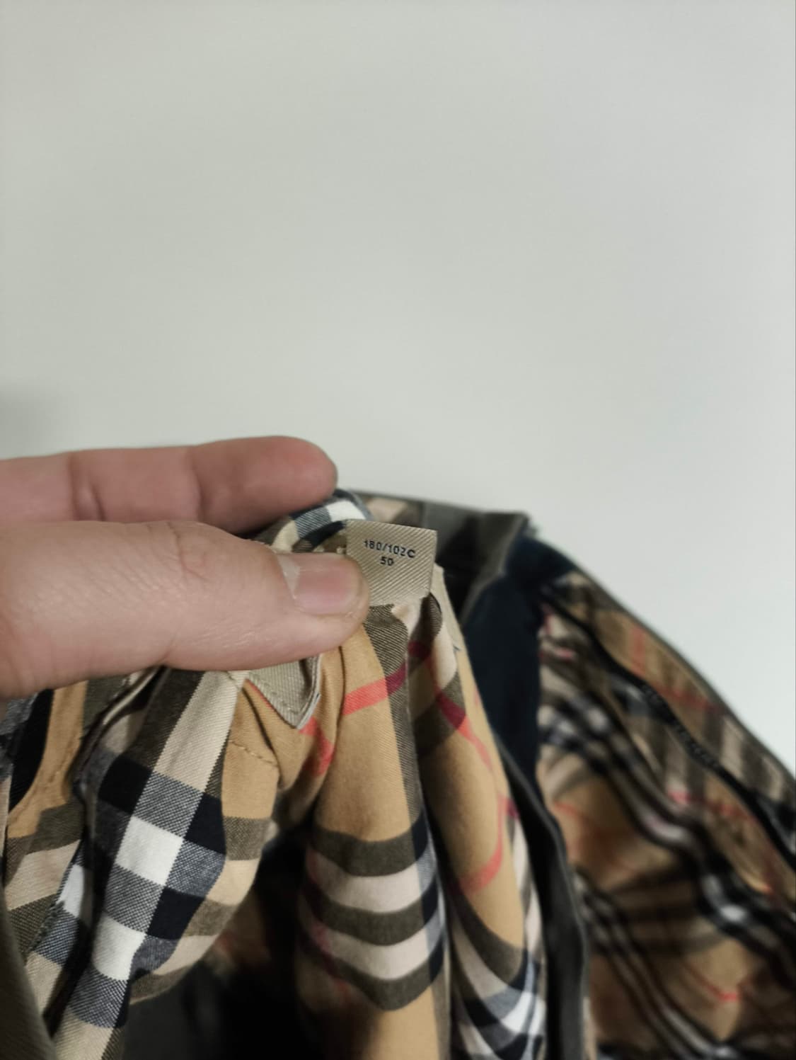 37 버버리 면바지 카키 상품이미지7