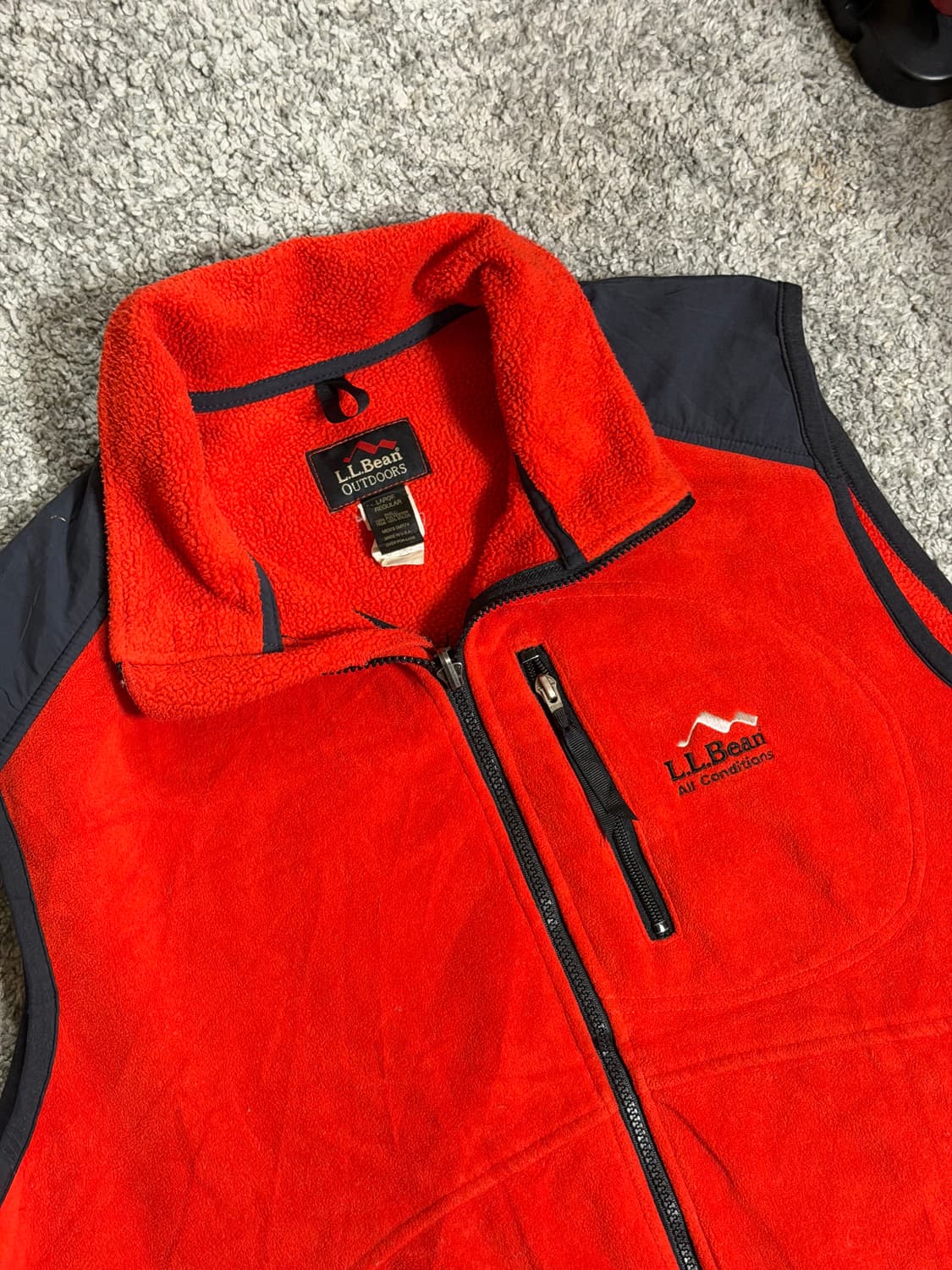 90s 엘엘빈 USA 플리스 베스트 상품이미지4