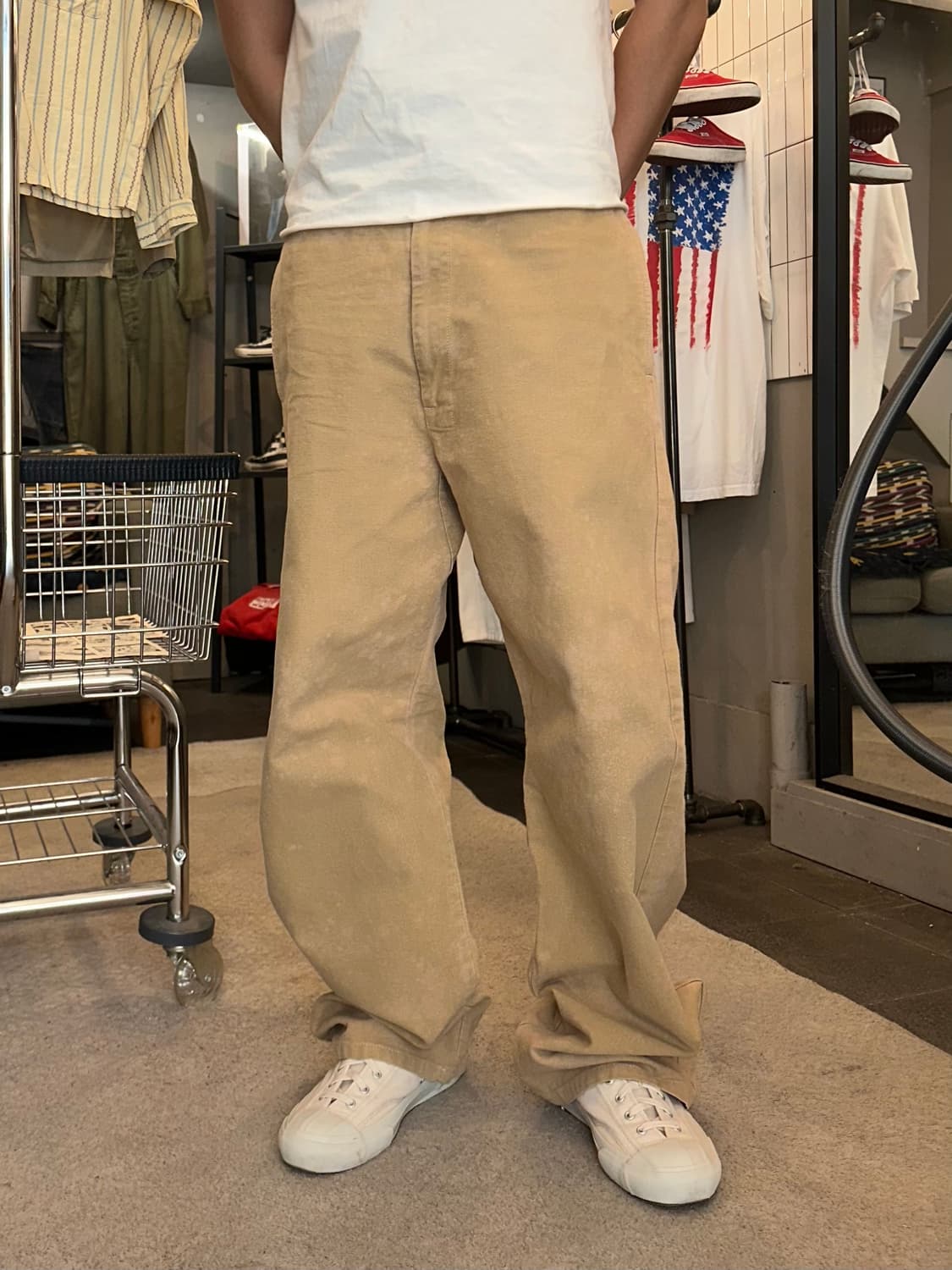 45RPM N.marine.D line canvas chino pants 상품이미지1