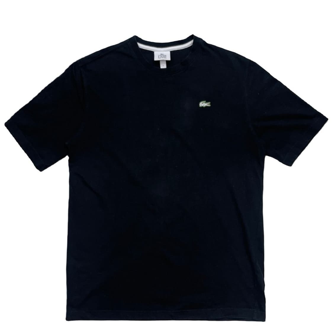 LACOSTE 로고 반팔티셔츠 블랙 S 상품이미지1