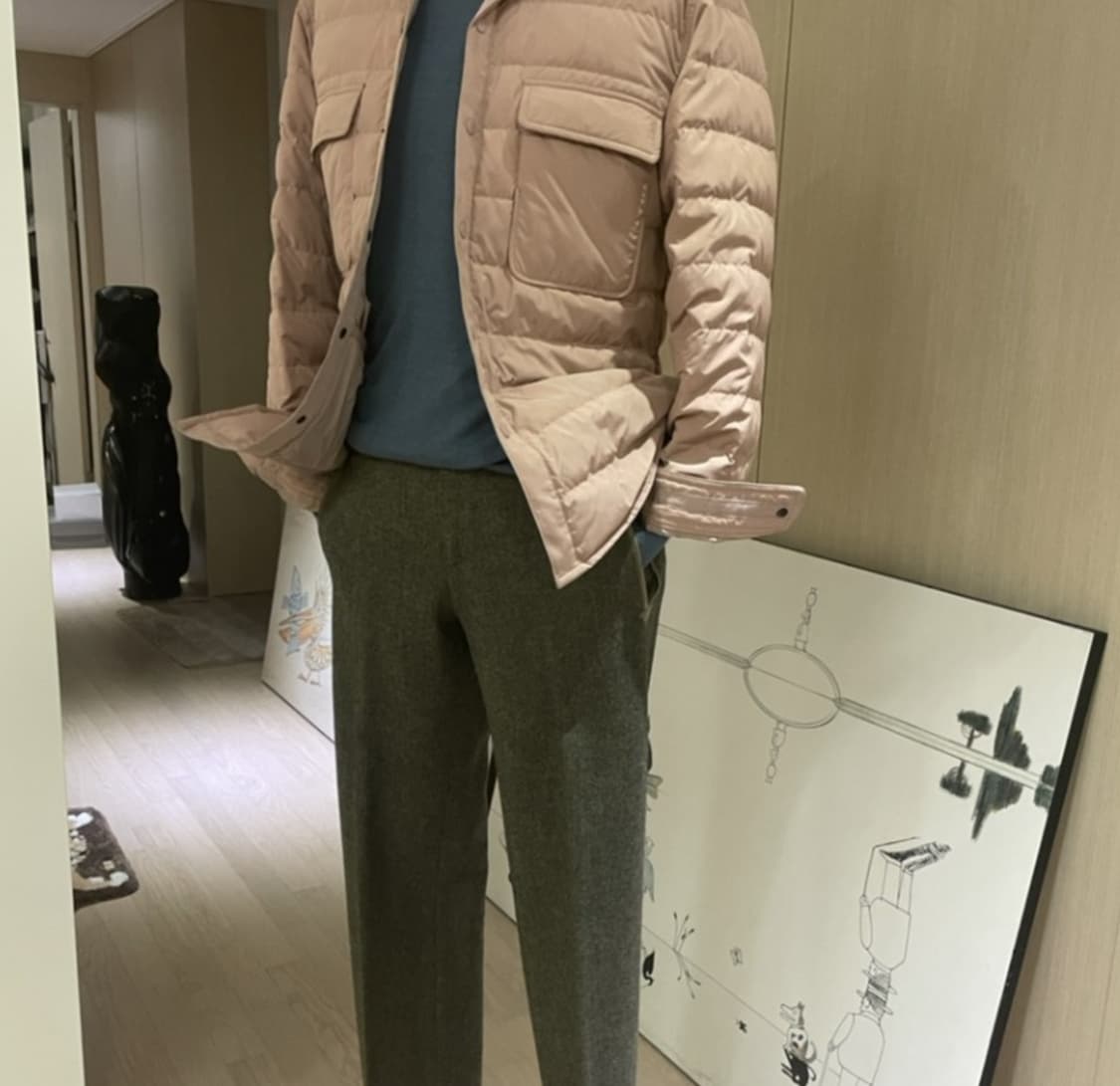 솔리드 옴므 패딩 셔츠 상품이미지3