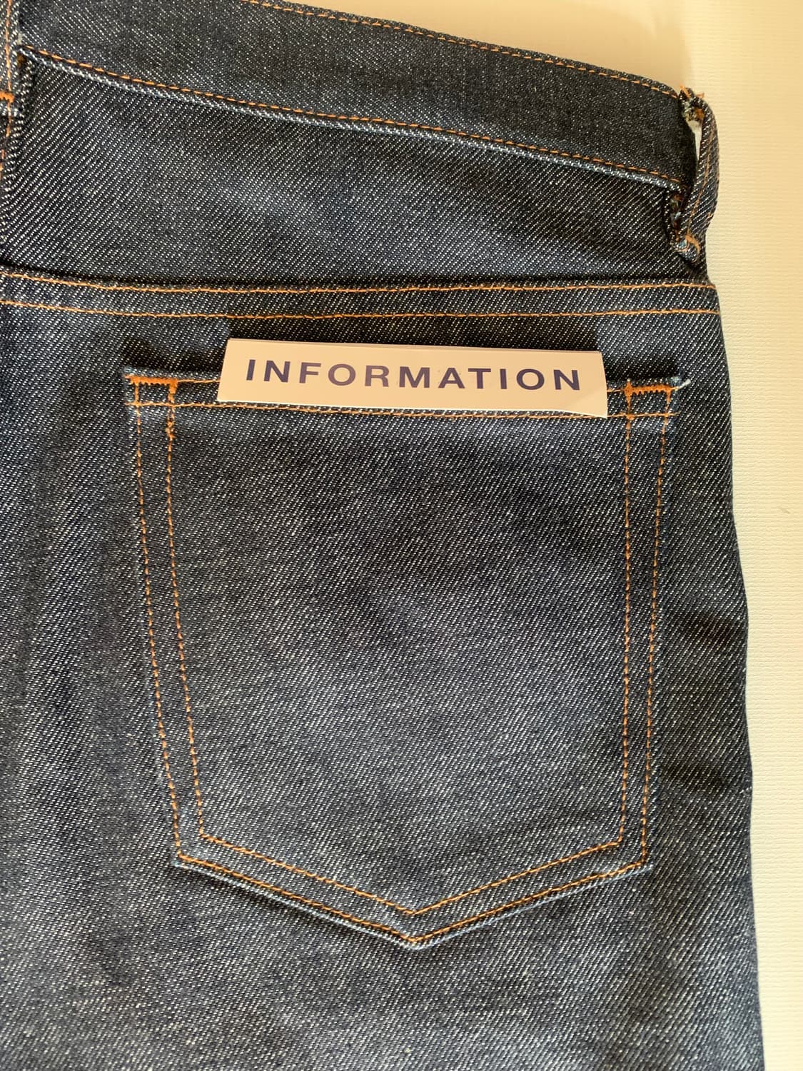 Apc 진스탠다드 생지 데님 29 새상품 상품이미지7