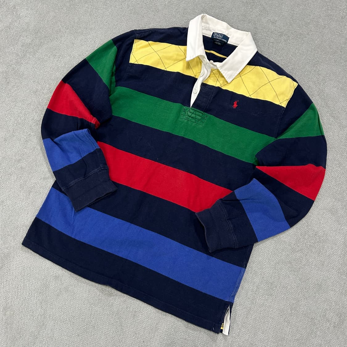 폴로 랄프로렌 스트라이프 럭비티 긴팔 L 상품이미지1