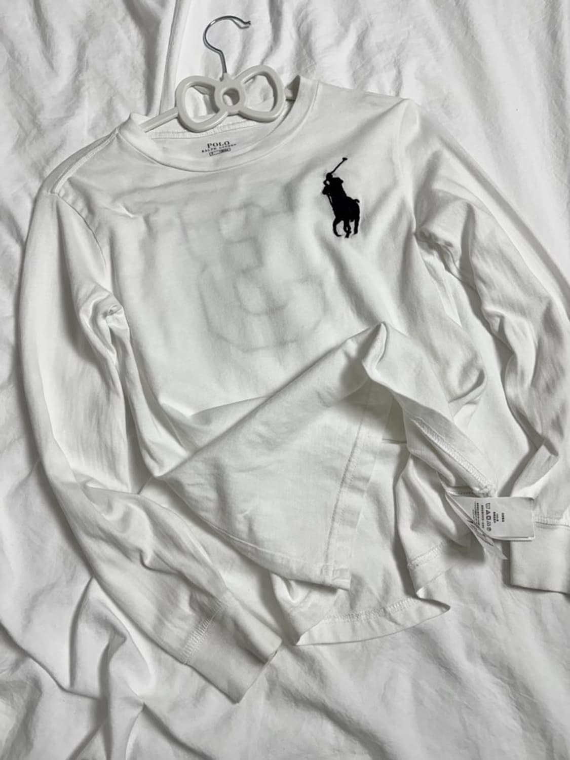 폴로 빅포니 화이트 롱슬리브 상품이미지3