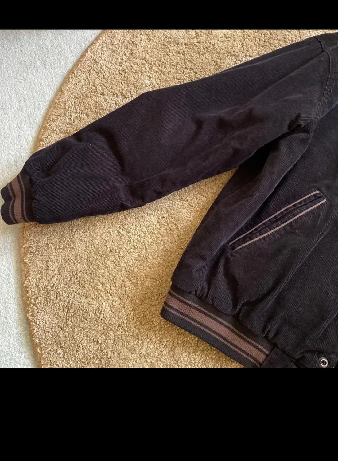 디스이즈네버댓 코듀로이 바시티 다크 네이비 L 상품이미지5