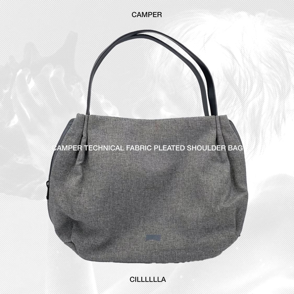 CAMPER 캠퍼 테크니컬 패브릭 플리츠 숄더백 상품이미지1