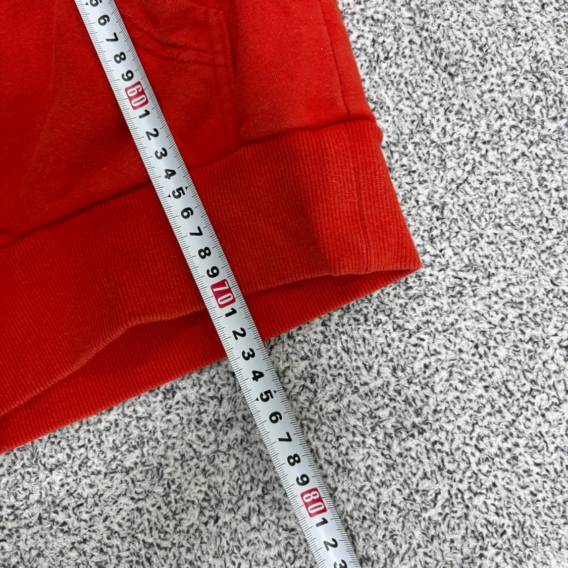 4 라코스테 빅로고 후드티 레드 0312J 상품이미지7