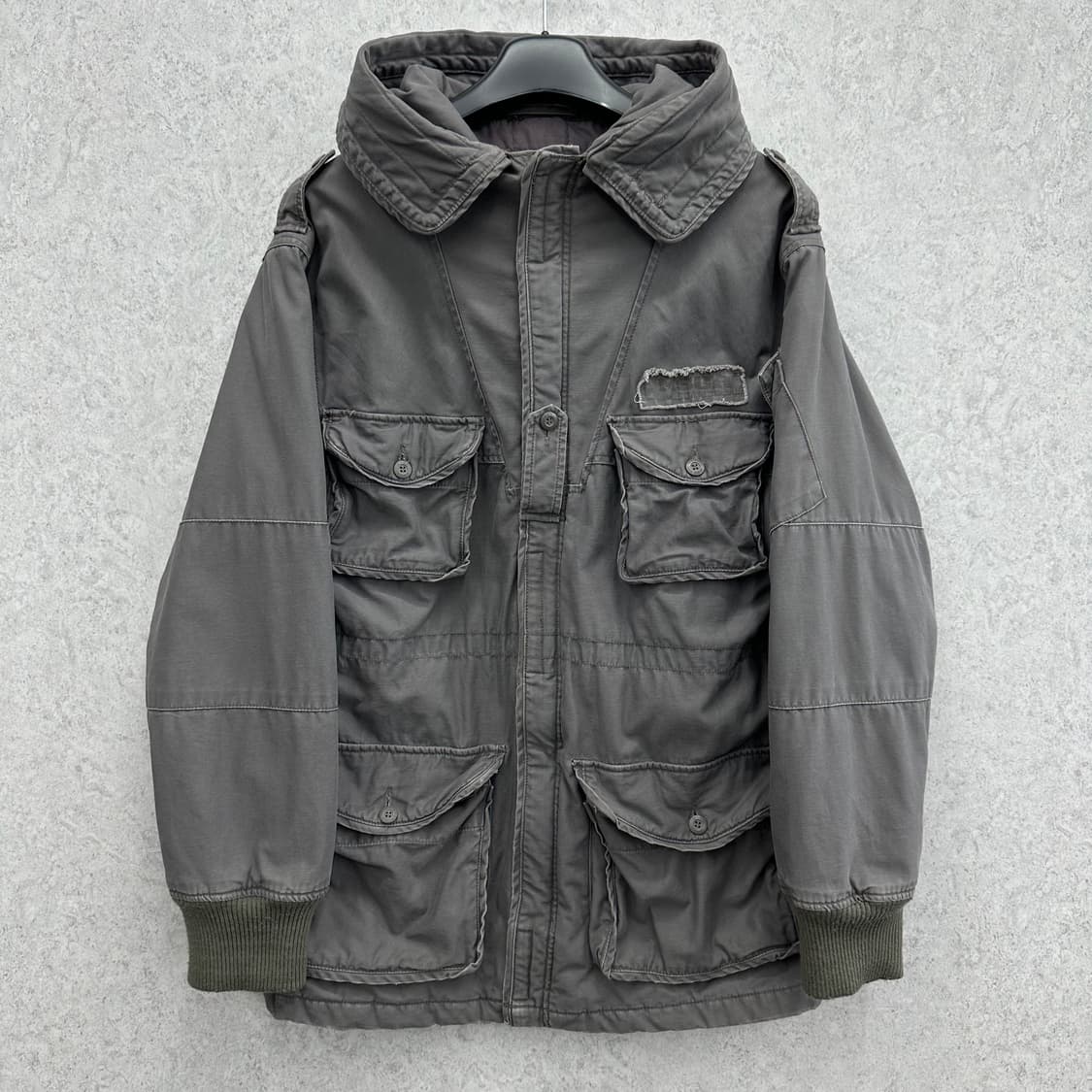 100 MSGR 남자 유틸리티 누빔 야상 점퍼 상품이미지1