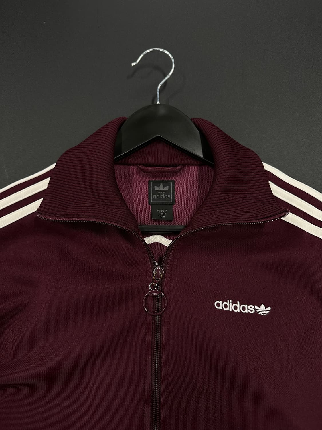 아디다스 베켄바우어 트랙 져지 버건디 상품이미지7
