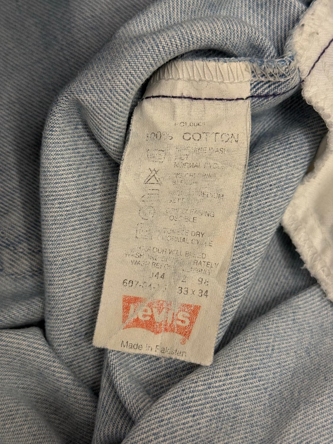 90s Levi's 607 Orange Tab Tapered Denim  상품이미지7