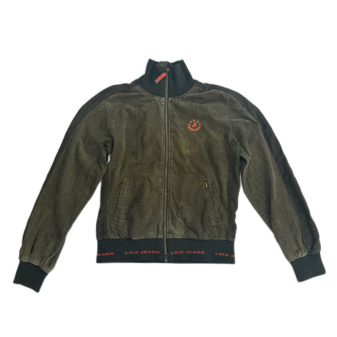 로이스 골덴 카키 폴라 아우터 아메카지 자켓 봄버 그런지 히피 에스닉  상품이미지2