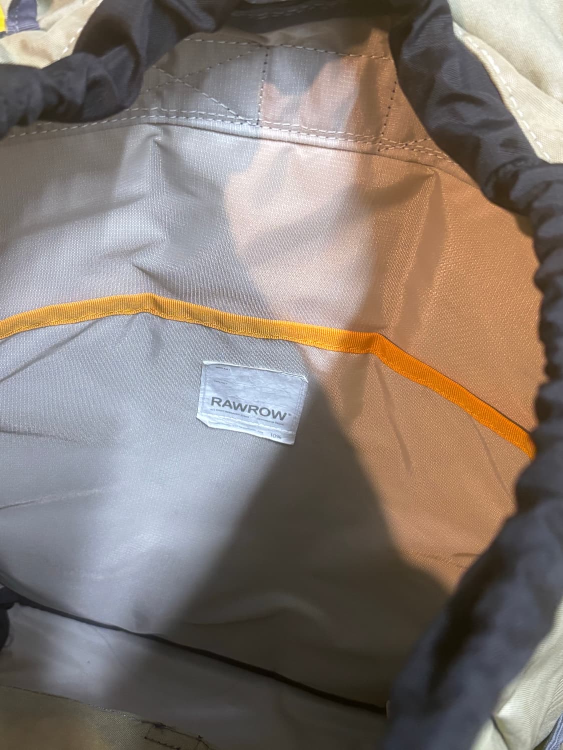 로우로우 스트링 럭색 백팩 올리브 상품이미지7