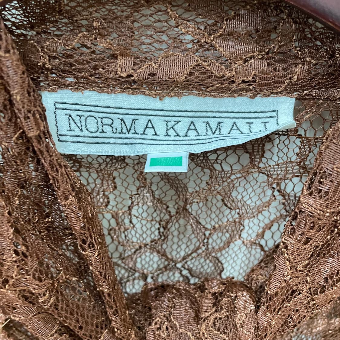 브라운 풀 레이스 레이어드용 원피스  상품이미지5