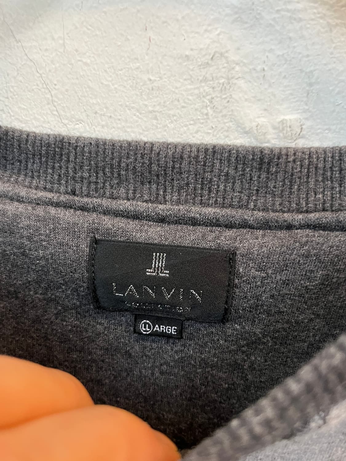 Lanvin 랑방 플리스 스웨트 셔츠 LL 상품이미지3