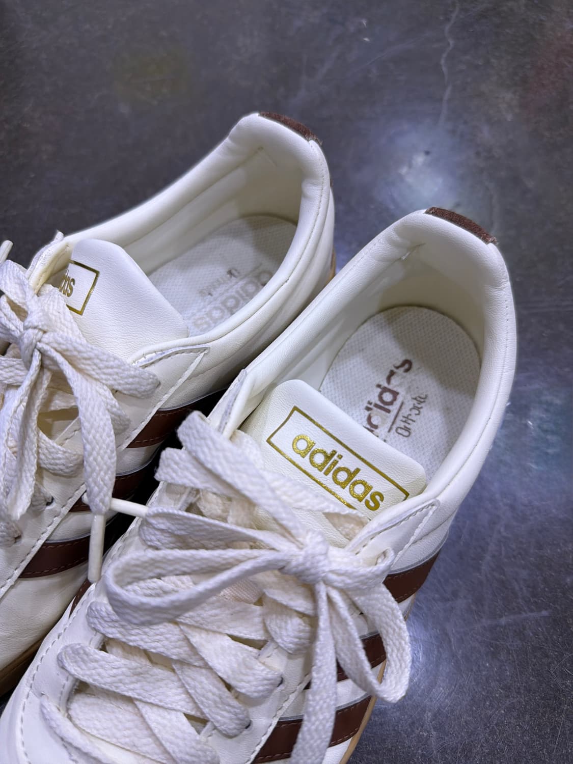 아디다스 네오 VL 코트 크림 브라운 스니커즈 245 상품이미지5