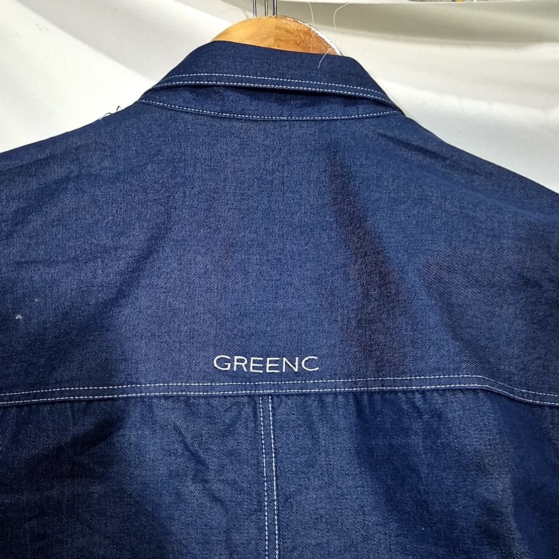 GreenClubs 트위티 데님 반팔 셔츠 상품이미지3