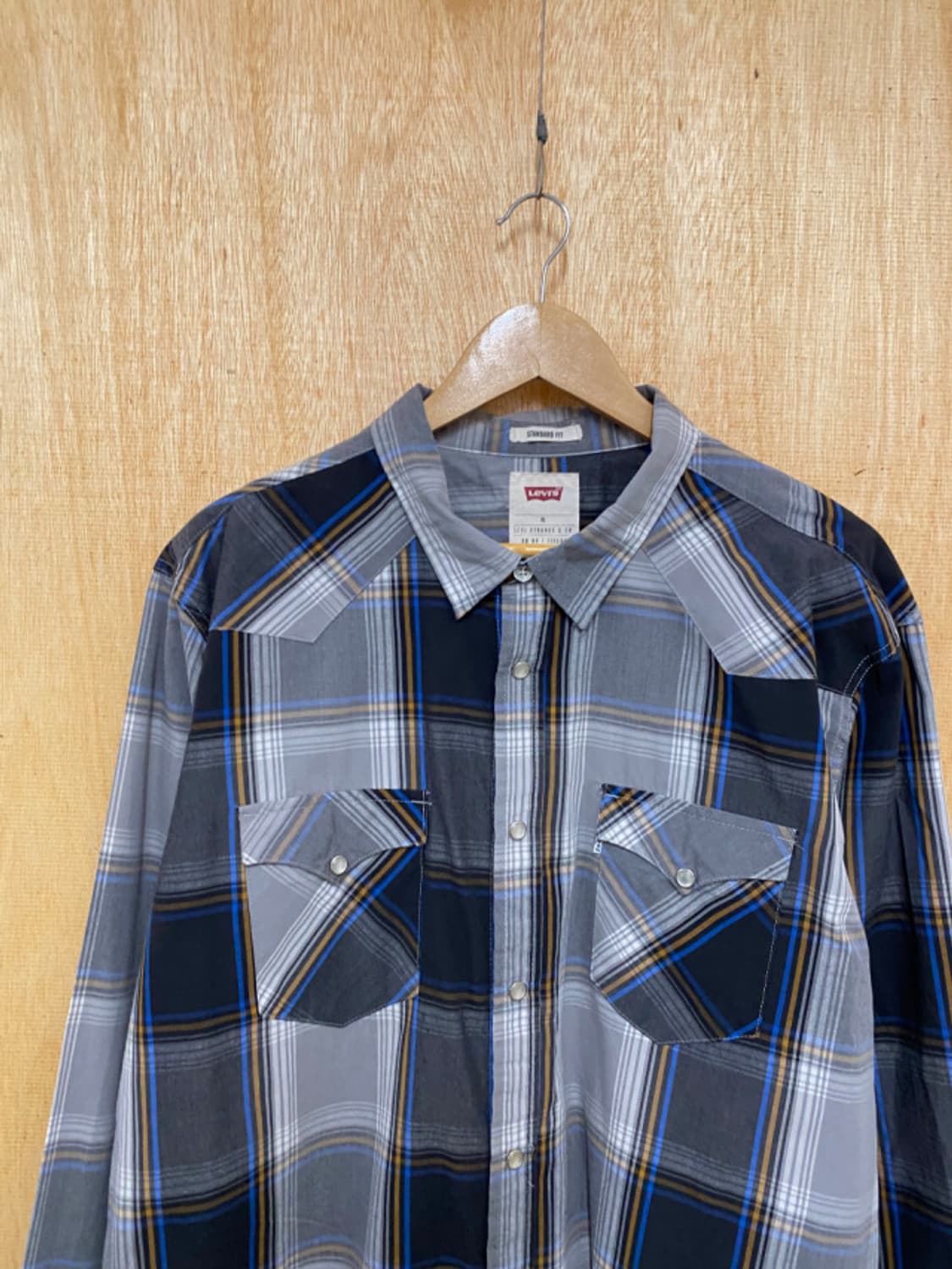 LEVI'S check western shirts 리바이스 웨스턴 상품이미지6