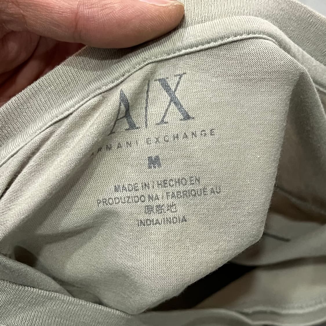  아르마니 익스체인지 스팽글 로고 반팔티 y16196 상품이미지6