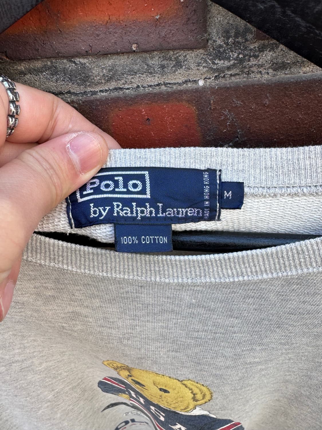 90s 폴로랄프로렌 하키베어 스웻셔츠 상품이미지4