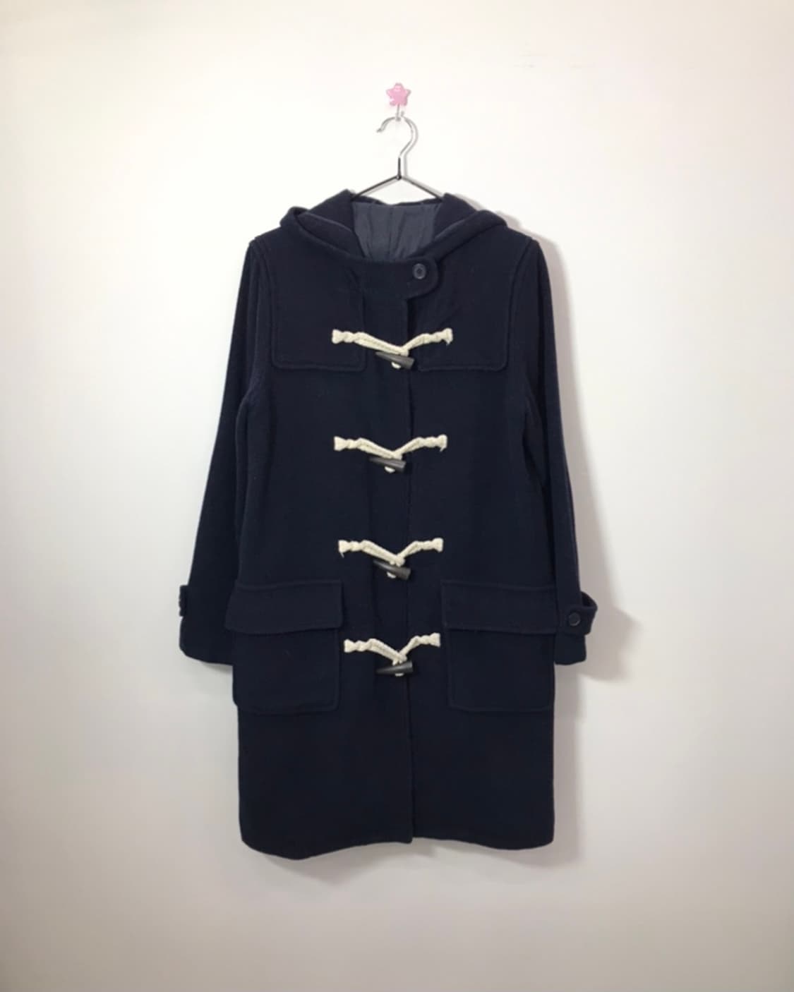 Jpn Navy Long Hooded Toggles Duffle Coat 상품이미지1