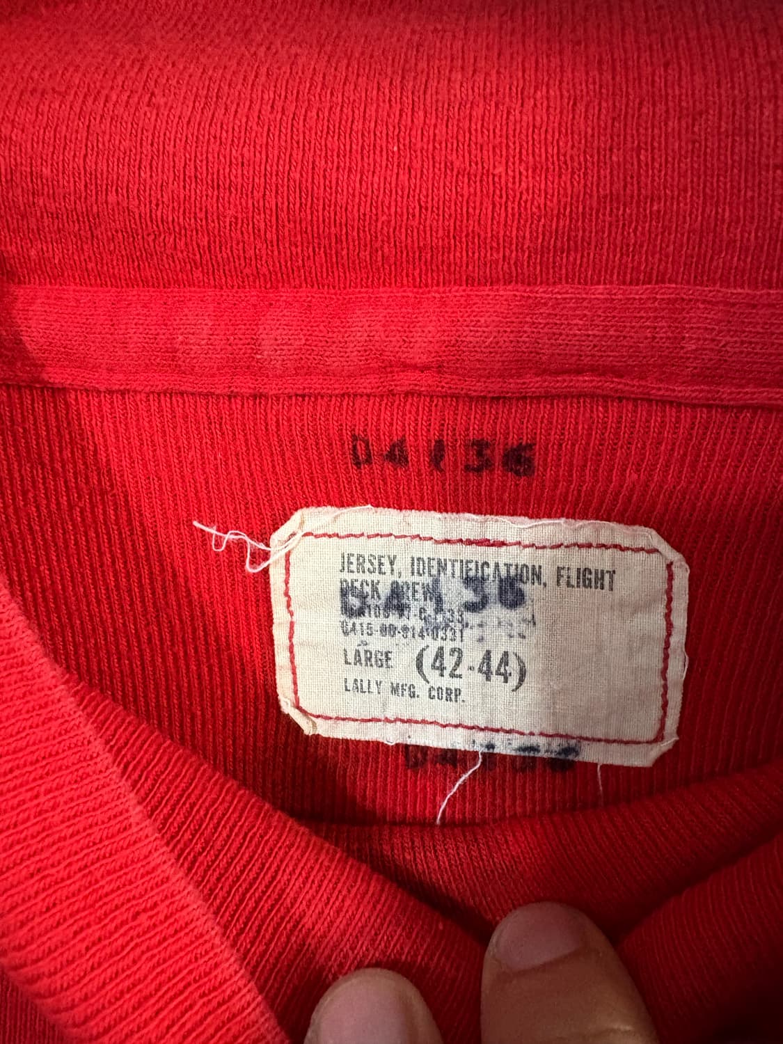 70‘s USN Deck Jersey Sleeve  상품이미지4