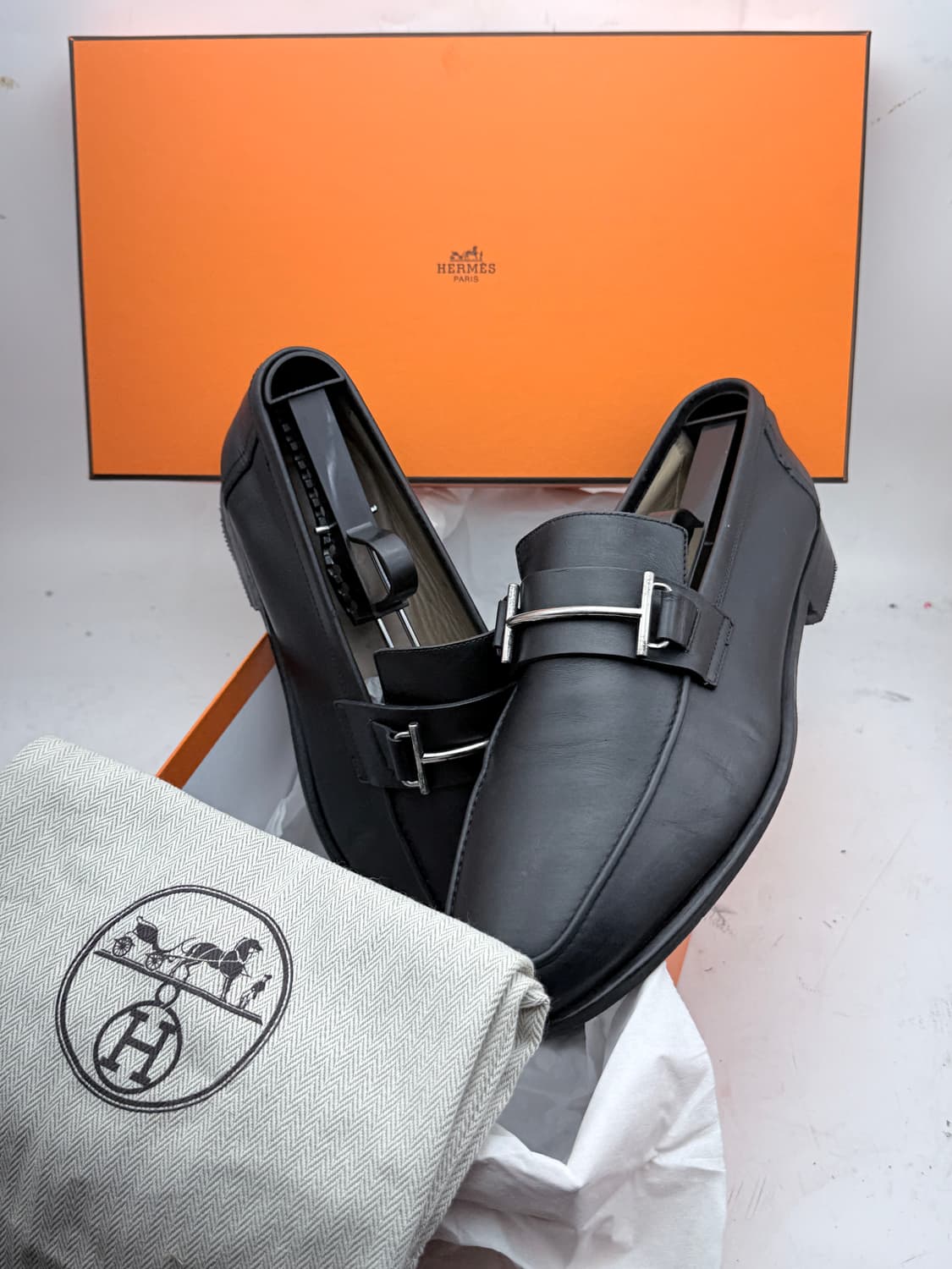 정품)애르메스구두255 상품이미지1