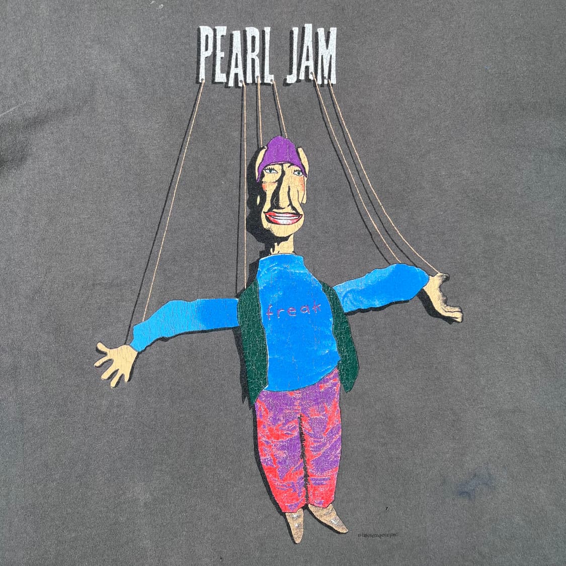 빈티지 펄잼 90s Freak 투어 반팔 상품이미지6