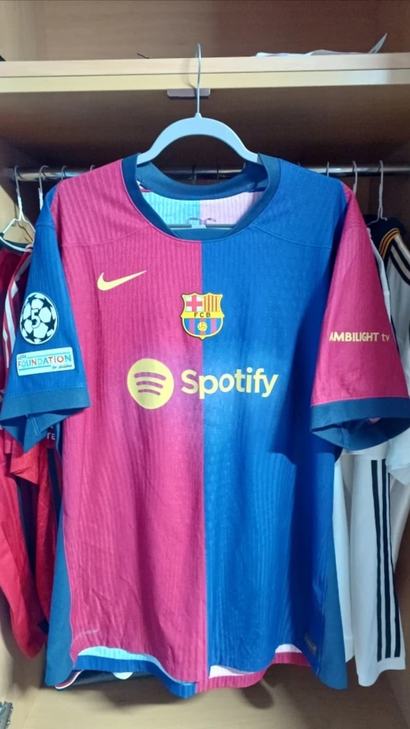 (어센틱) 24 25 바르셀로나 라민야말 어센틱 홈 유니폼  상품이미지2