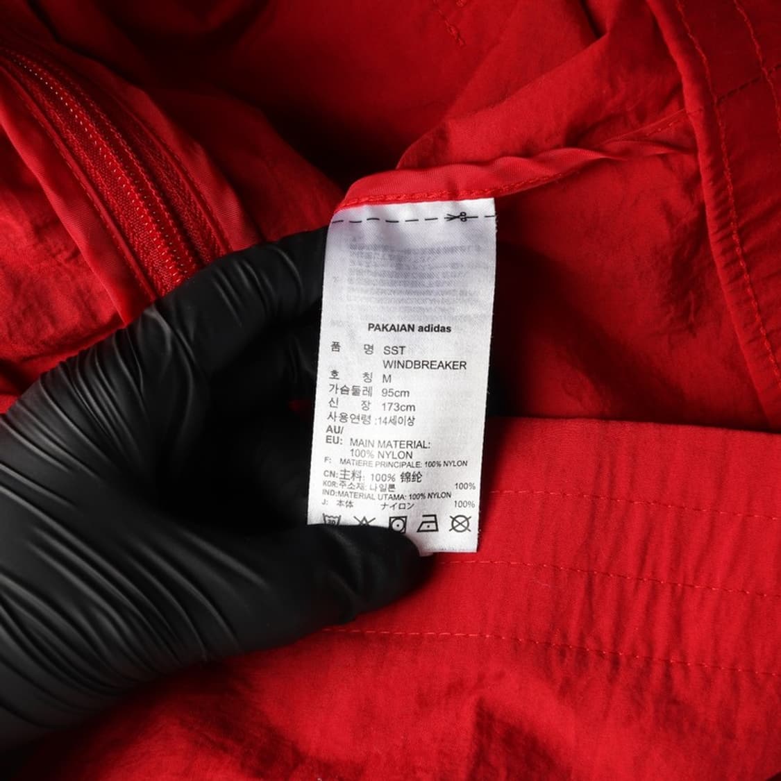 아디다스 SST 트레포일 로고 후드 윈드브레이커 M 상품이미지6