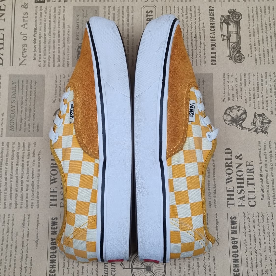 반스 컴피쿠시 체커보드 여성스니커즈225 상품이미지5