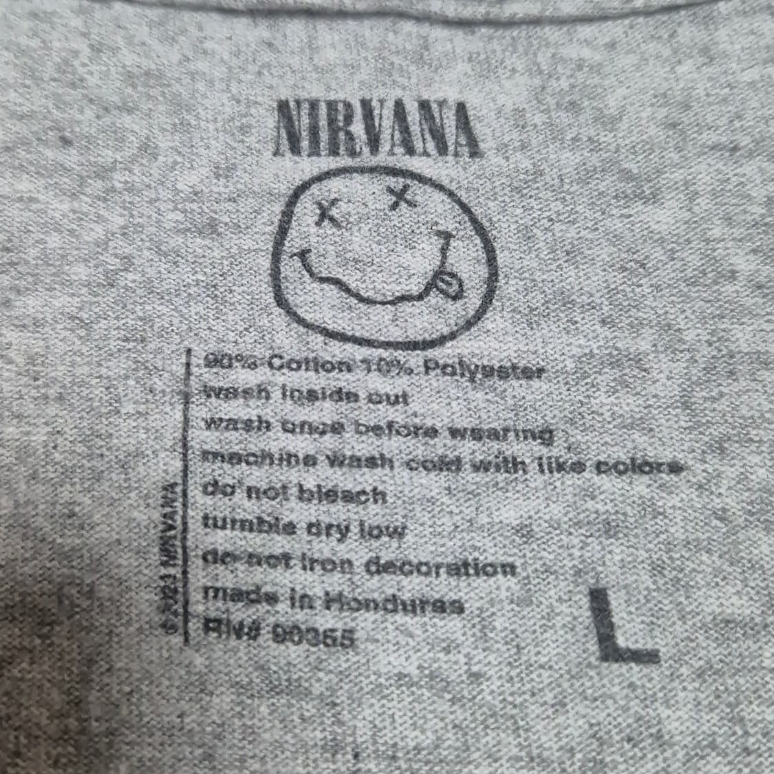 [L]너바나 오피셜 티셔츠 -581 상품이미지3