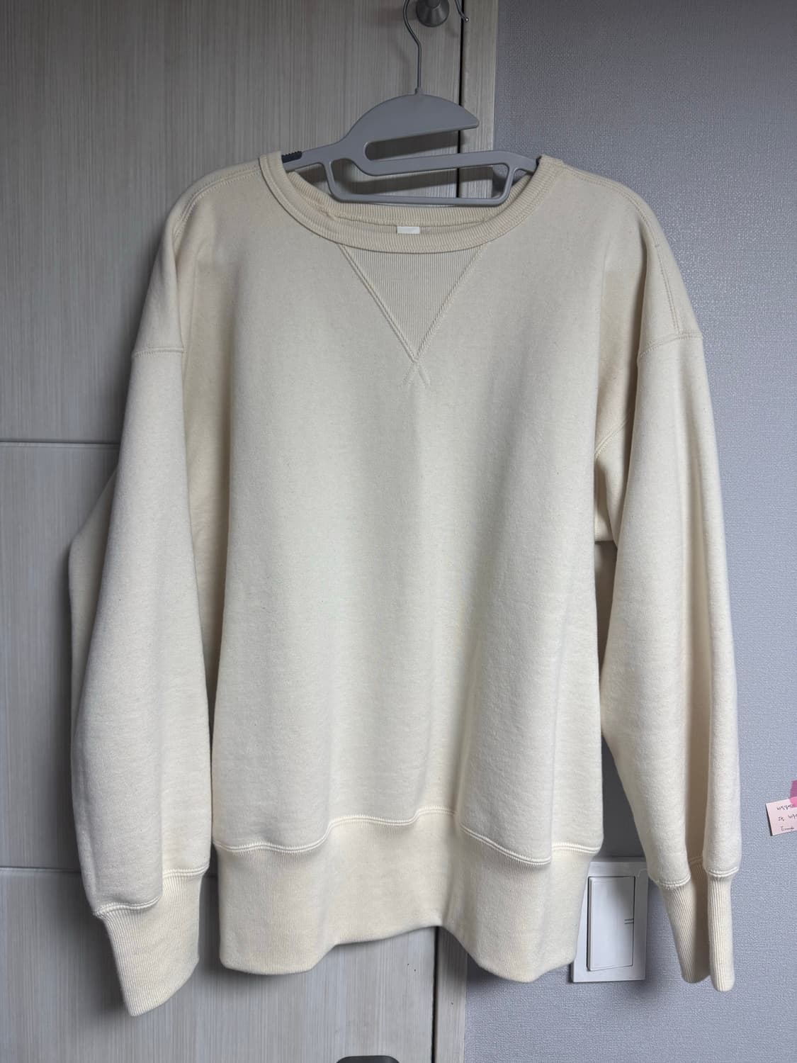 타이가 타카하시 LOT 603 스웻셔츠 아이보리 상품이미지3