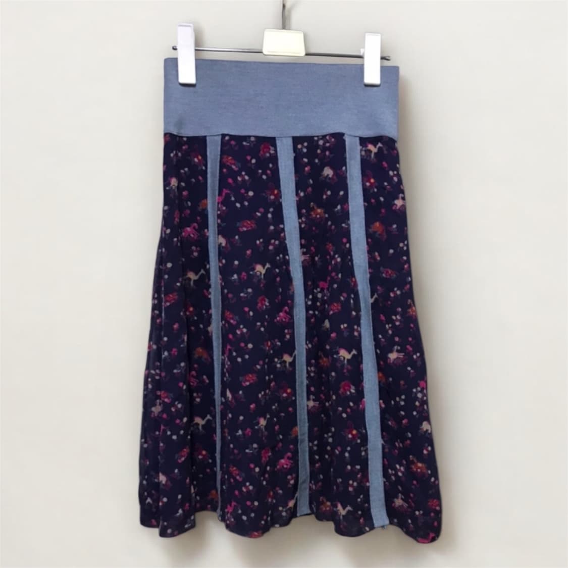 레이어드 모리걸 하구미 실크 스커트 상품이미지1