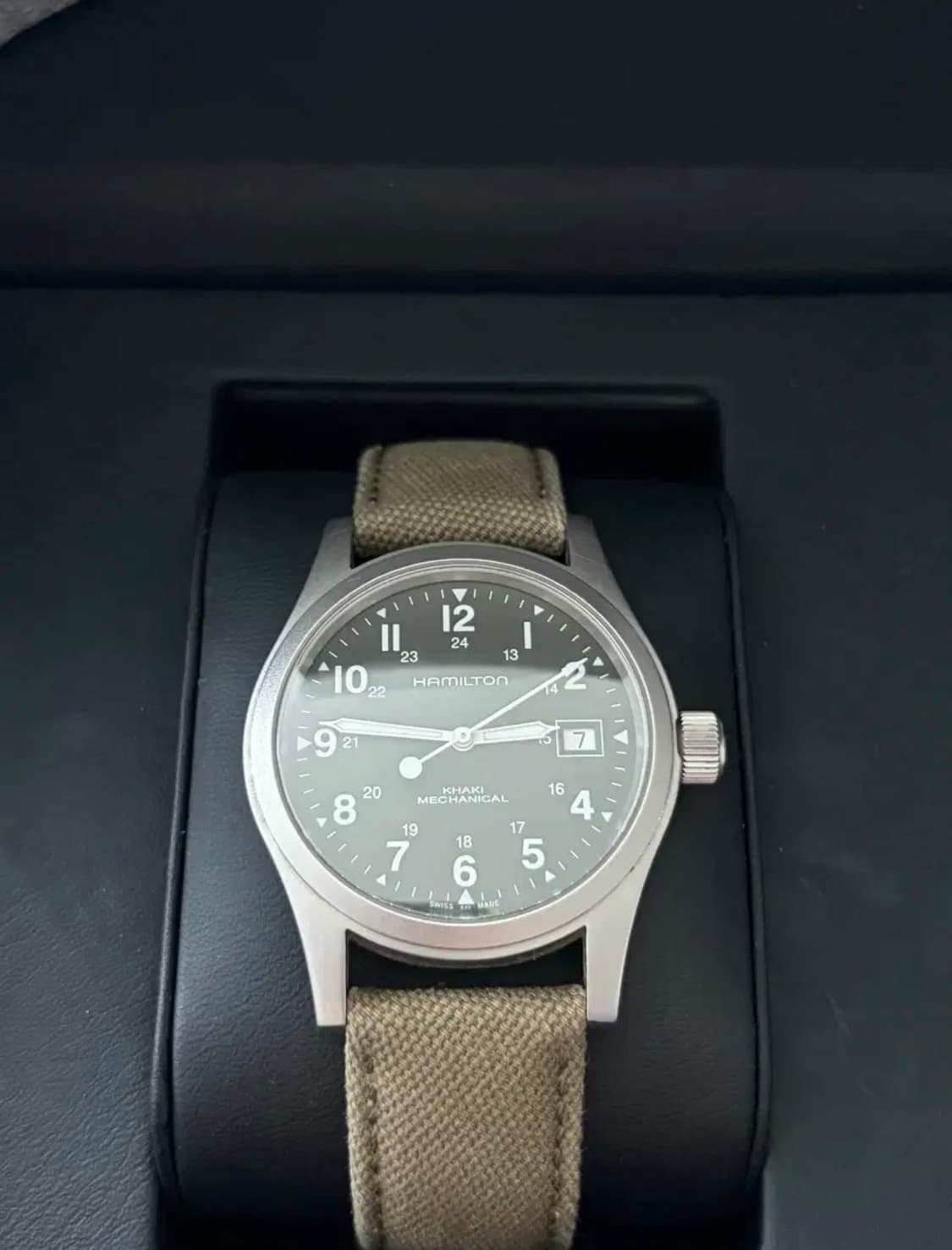 해밀턴 카키필드 수동시계 상품이미지4