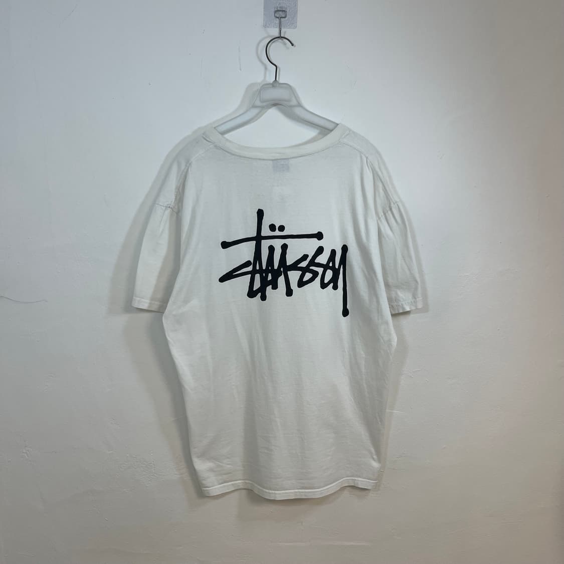 Stussy stock logo white t-shirt 상품이미지7