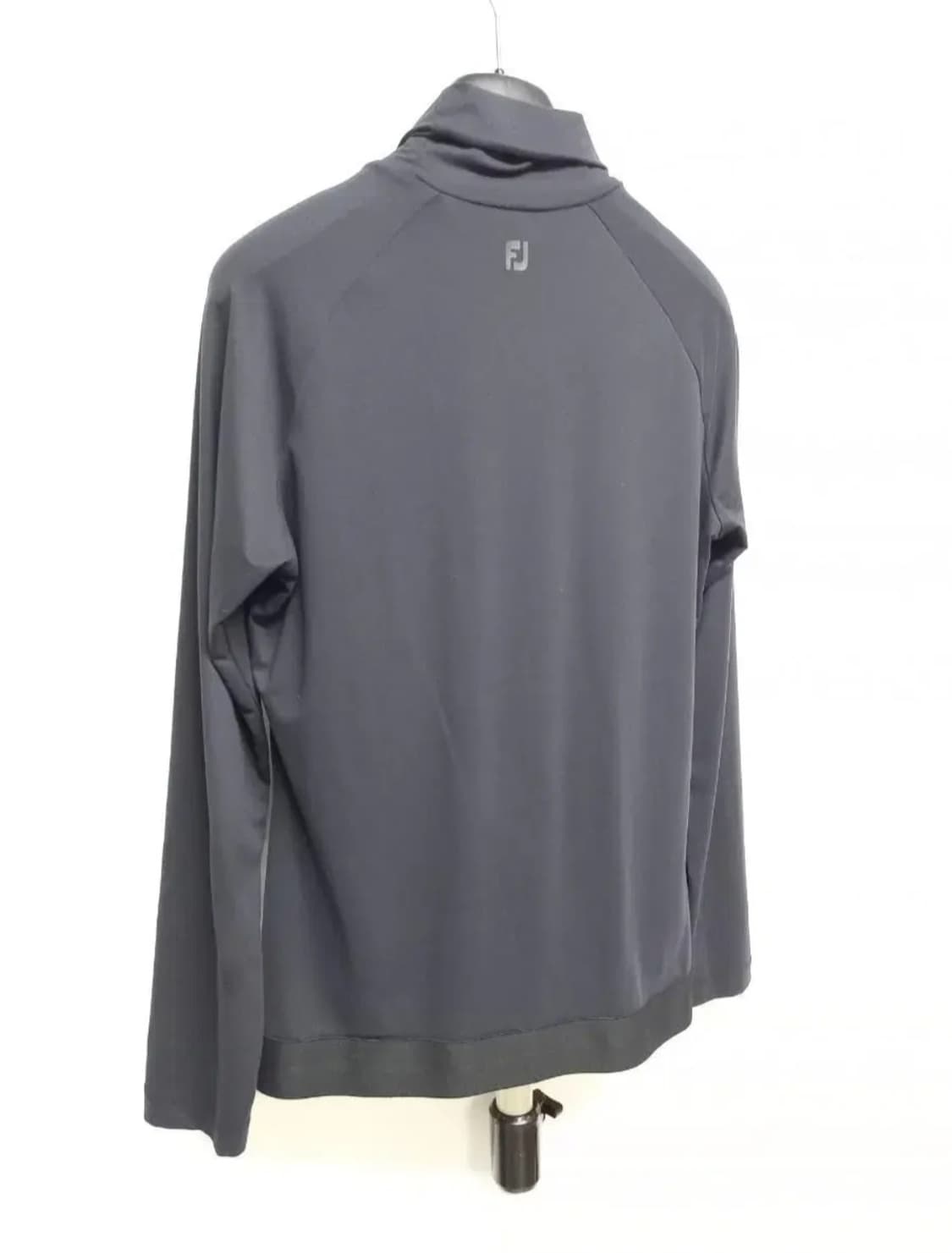 풋조이 골프 춘추 블랙 하이넥 사방스판 티 66 상품이미지5