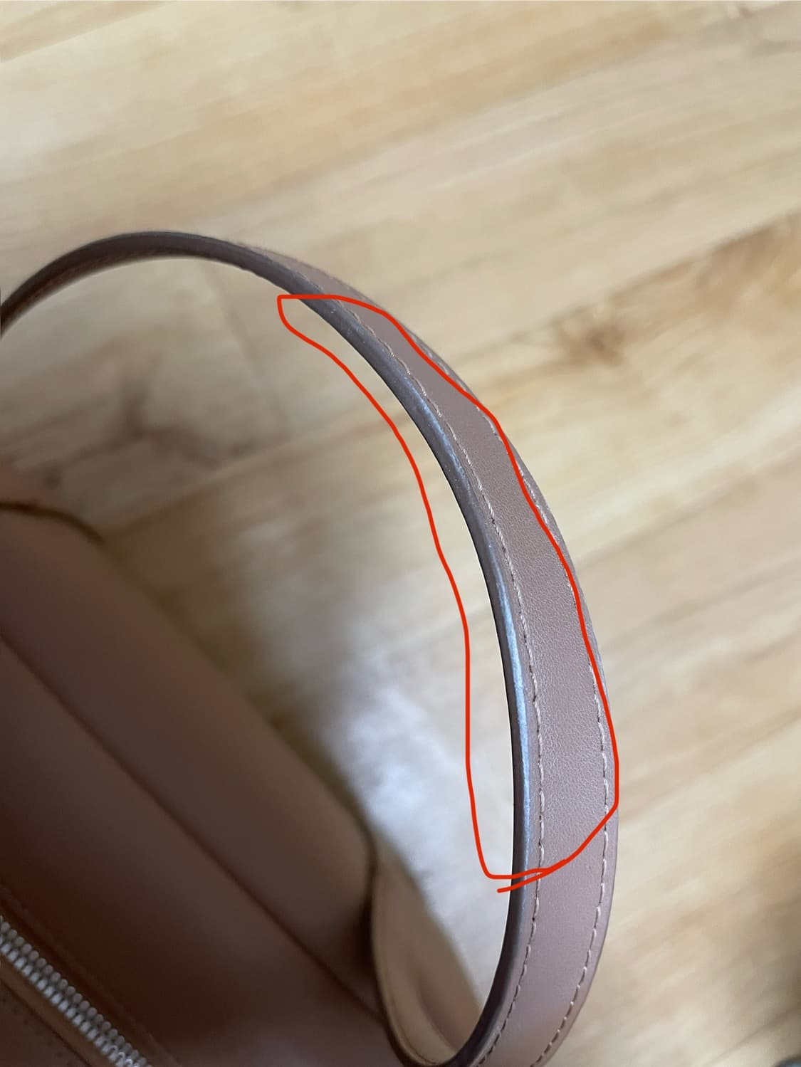 몽드몽드 소프트박스 토트백 카푸치노 상품이미지6