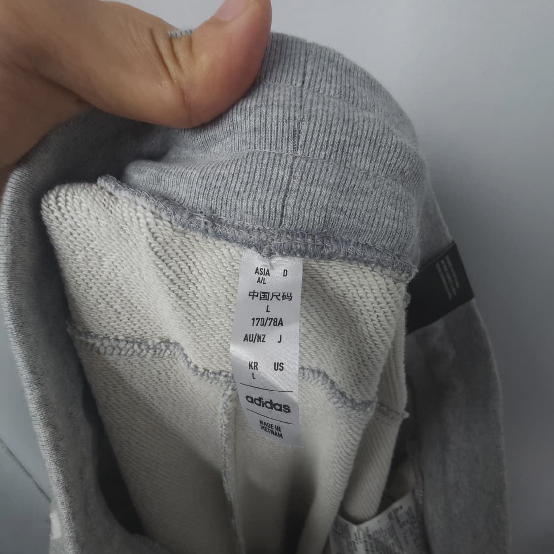 허리 ~30 아디다스 새상품 회색 조거팬츠  상품이미지4