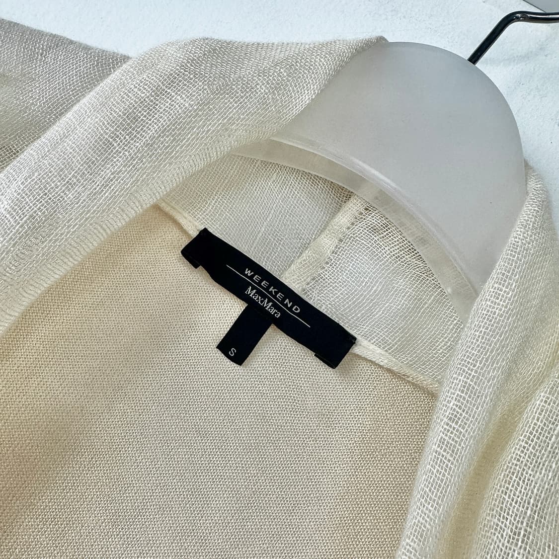 막스마라 실크 린넨 오픈 가디건 상품이미지2