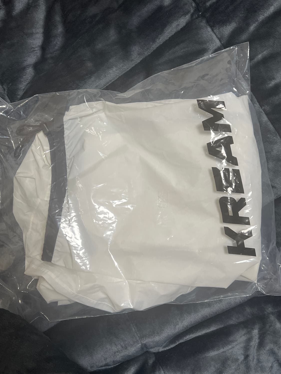 플레이 꼼데가르송 x 까웨 풀 집 자켓 화이트 (xl 사이즈) 상품이미지2