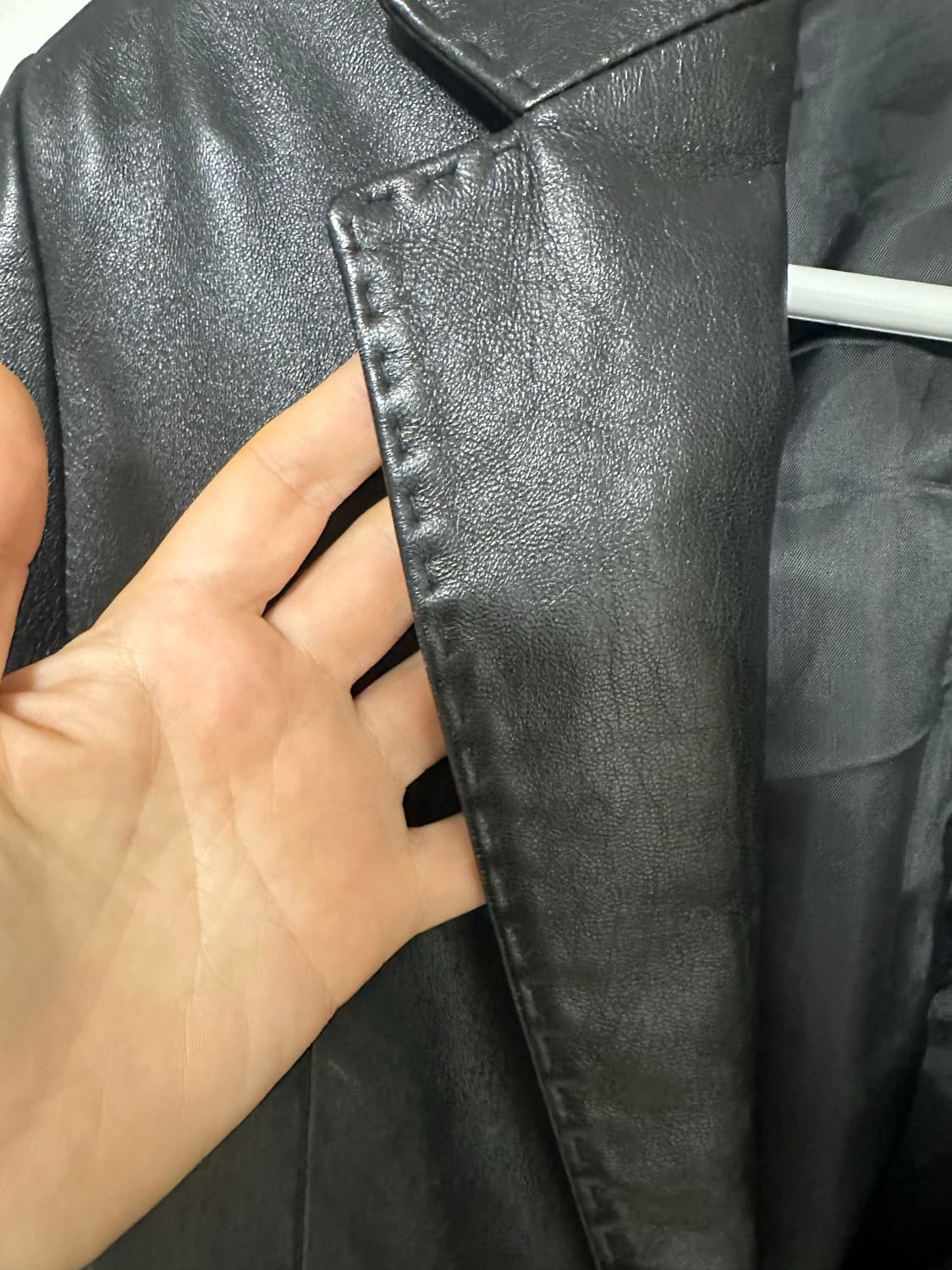 llda 우영미 리얼 양가죽자켓-55사이즈 상품이미지6