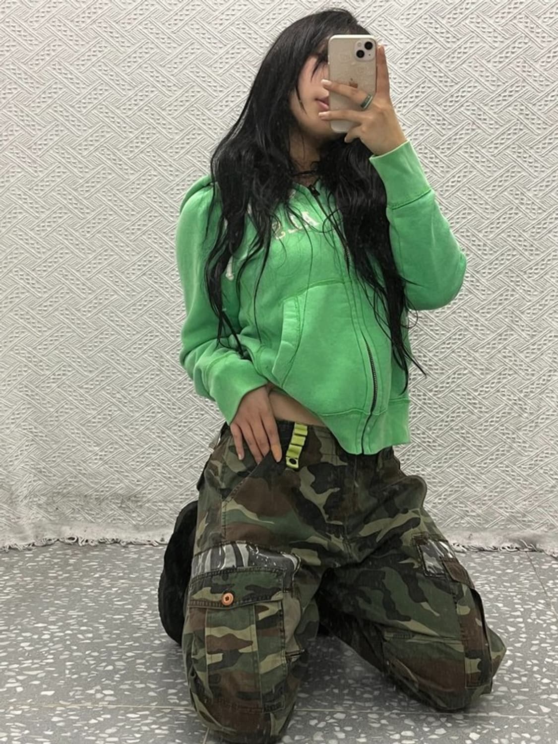 TANKUS 아메카지 카모플라주 밀리터리 스트랩 카고팬츠 L C06543 상품이미지2