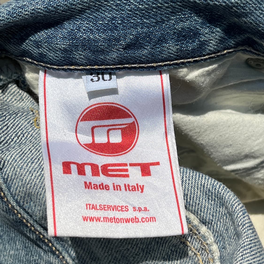 MET (ITALY) 빈티지 셀지비 데님 (실측확인)(공용) 상품이미지5