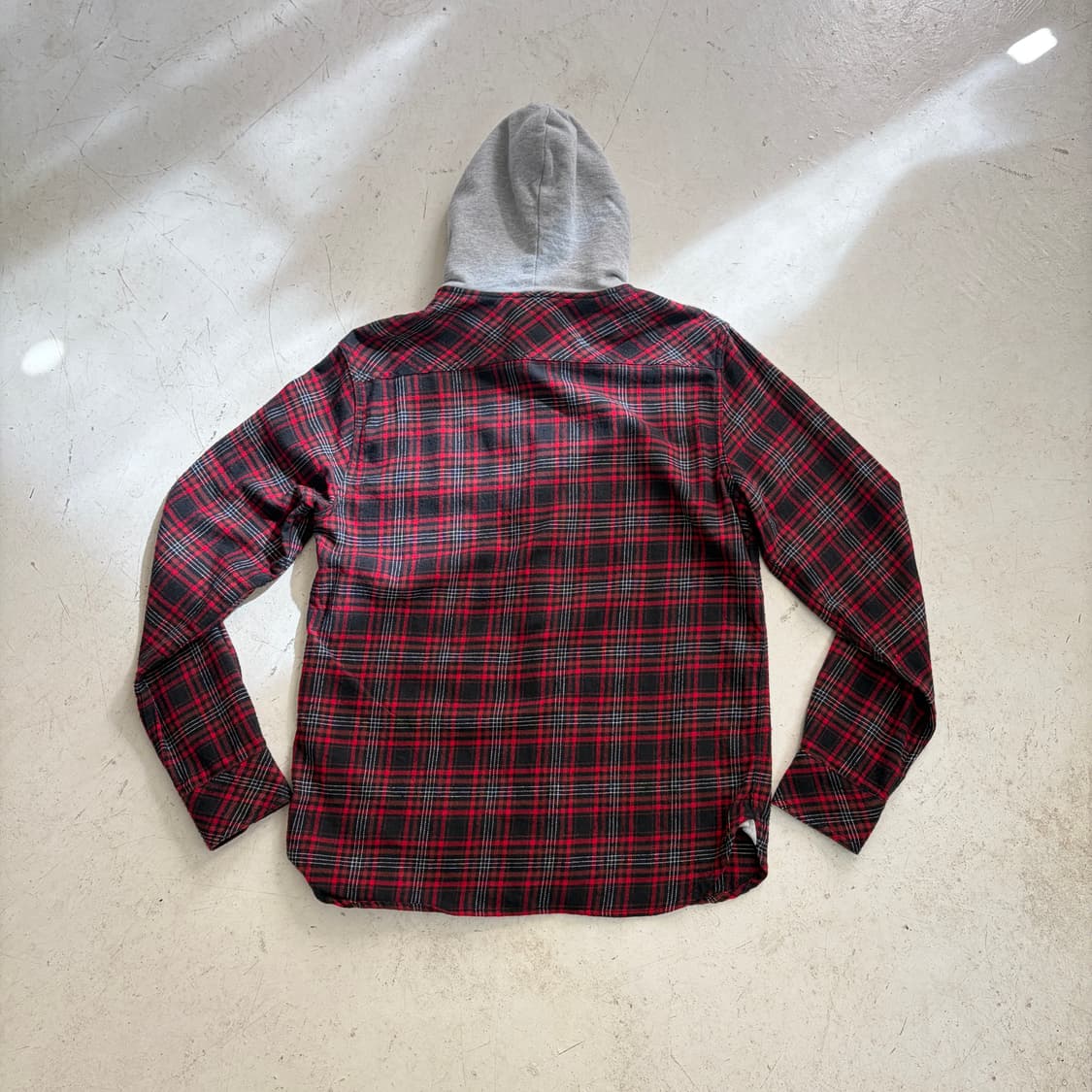 BEAMS 빈티지 빈티지 체크 후드 셔츠 M 상품이미지8