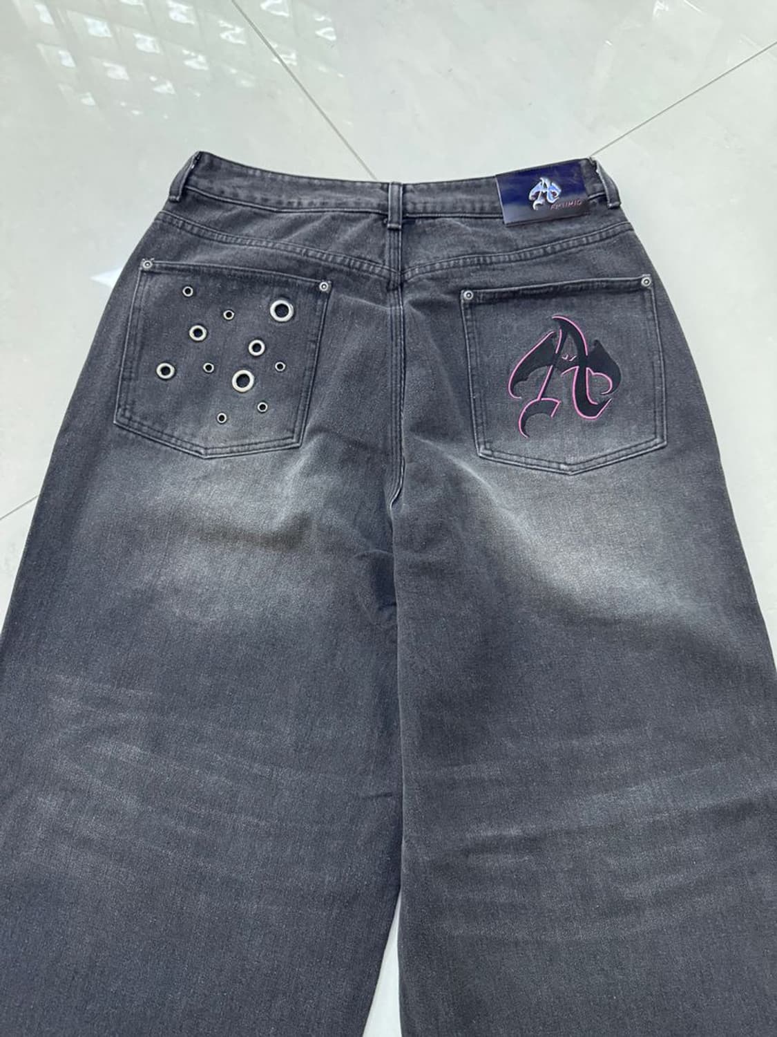 EYELET BAGGY DENIM 아일렛 배기 데님 상품이미지5