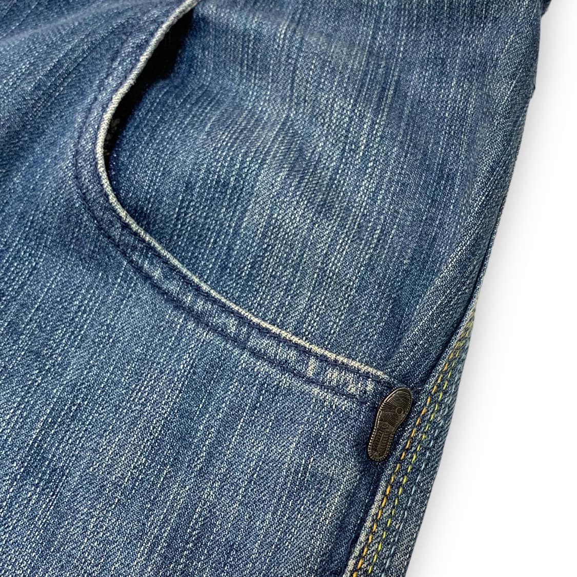 JORDAN 조던 백 자수 힙합 데님 쇼츠 상품이미지6