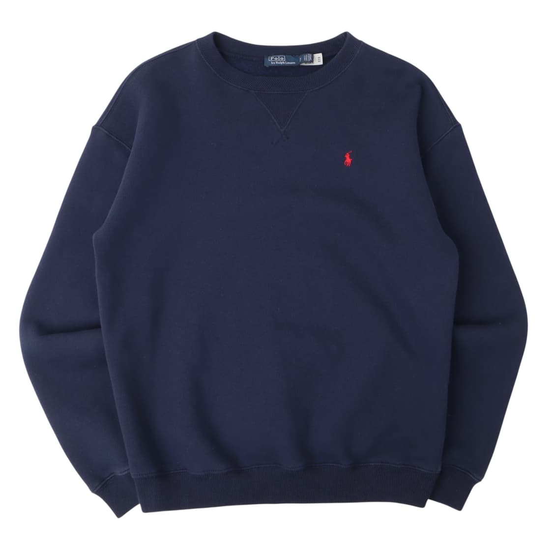 폴로 랄프로렌 신형 QR 네이비 크루넥 스웻셔츠 상품이미지1