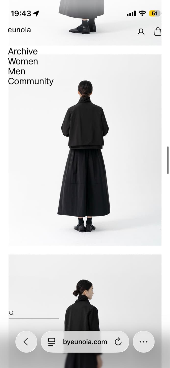 유노이아 패딩 셋업 상품이미지2