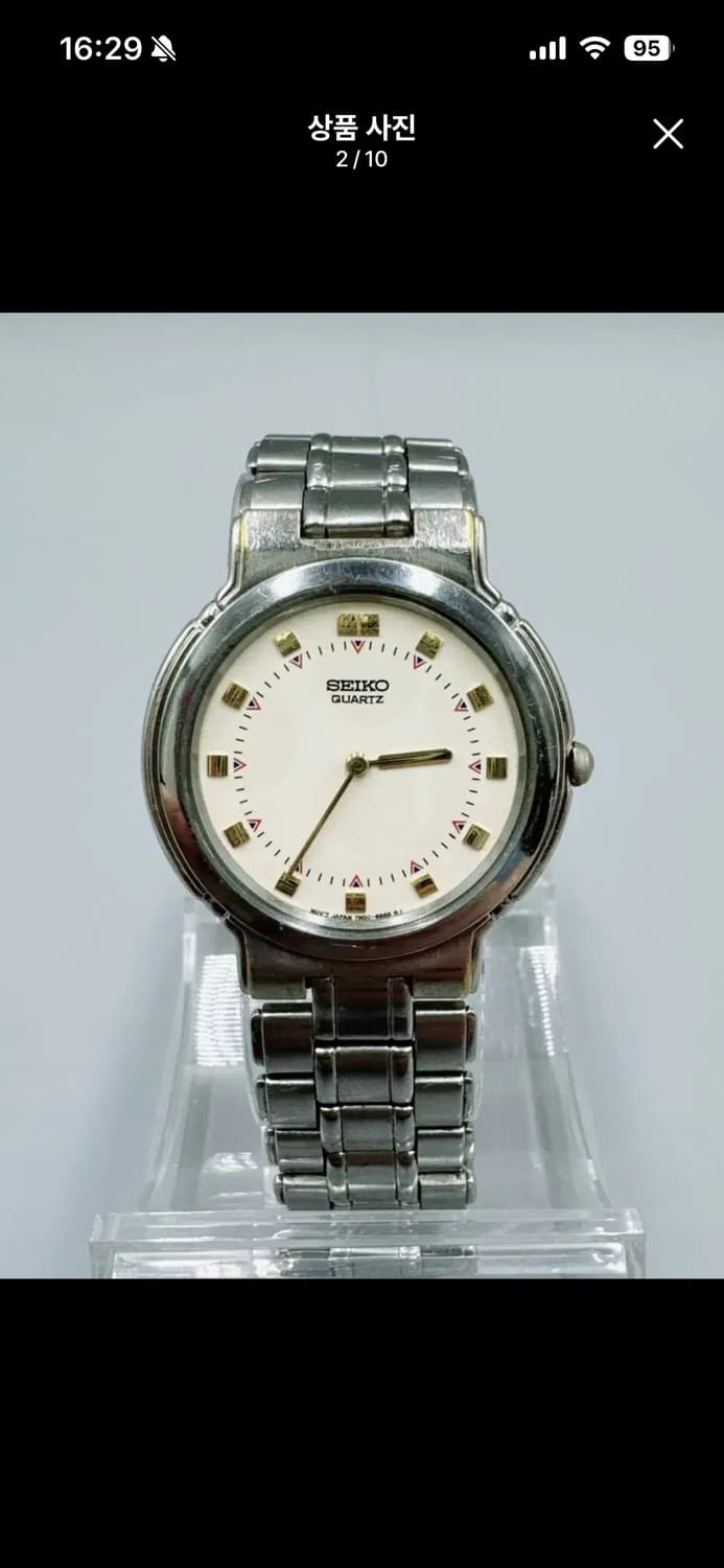 1970년대 빈티지 세이코 쿼츠 손목 시계 상품이미지2